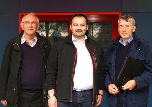 Smarte Herren (v.l.): Dr. Eckhard Johannes, Referent Gregor von Kostka und Klaus Sickert