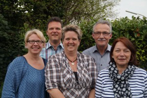 Von links nach rechts: Maike Jahn-Gehring, Guido Hartmann, Frauke Foth, Karl-Heinz Franze, Sabine Franze (es fehlt Peter Gehring) Foto: Sinika Foth
