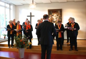 Der Frauenchor Ellerbek sang unter der Leitung von Mark Hahnemann
